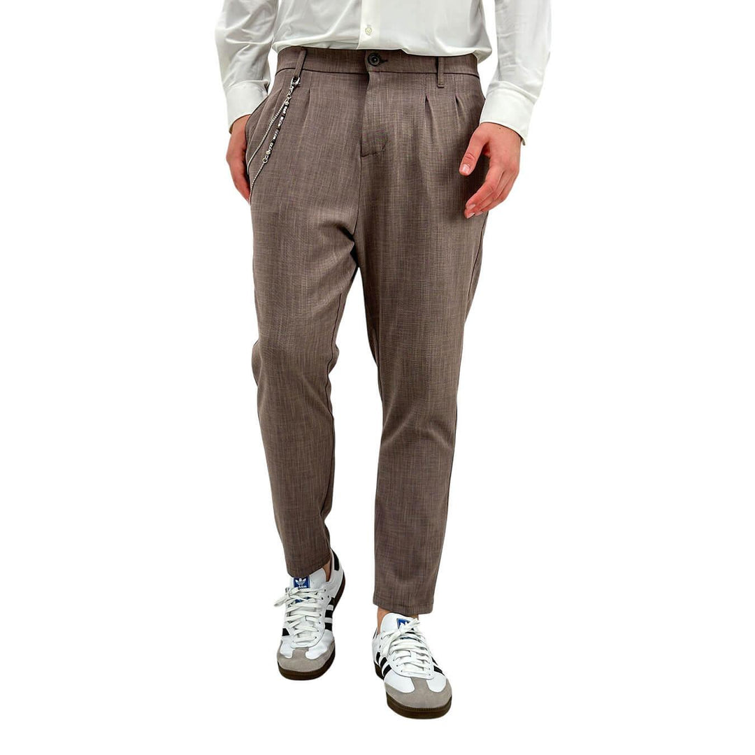 Imperial Pantaloni Uomo, Regular Fit, Pence, Cotone, Marrone