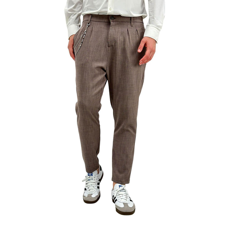 Imperial Pantaloni Uomo, Regular Fit, Pence, Cotone, Marrone