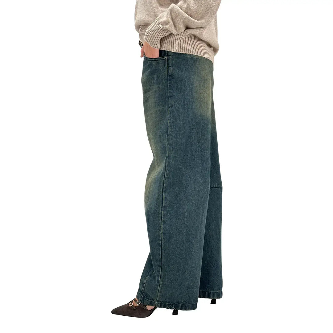 Motel, Jeans, Donna, Cotone, Blu