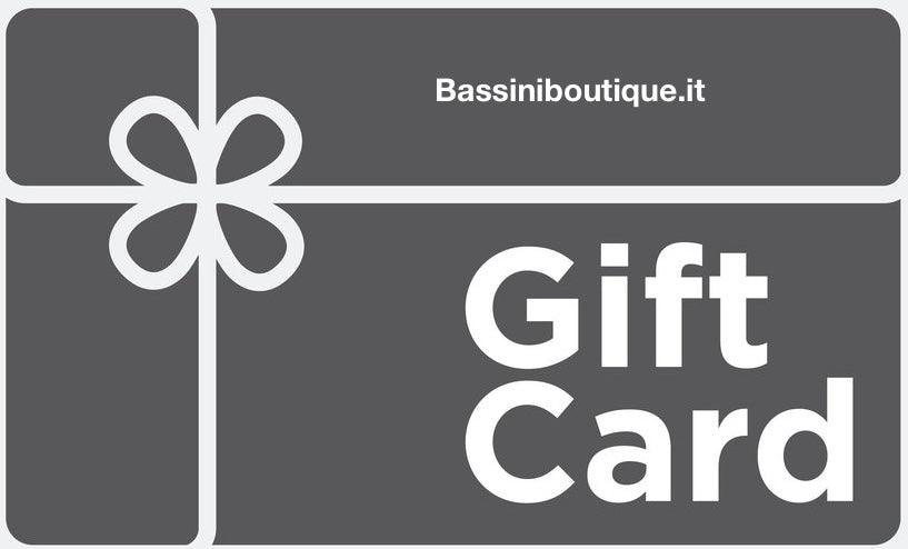 gift card bassiniboutique, acquista carta regalo bassini boutique, regalo perfetto bassini boutique, citta di castello, provincia Perugia, regalo online