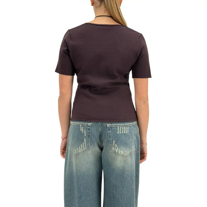 Kontatto, Giacchina in Maglia, Donna, Marrone