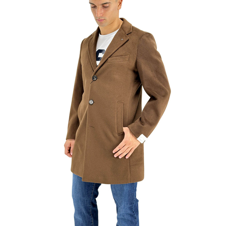Markup, cappotto, Uomo, Poliestere, Marrone
