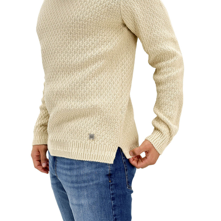 BL.11, Maglia, Uomo, Acrilico, Beige