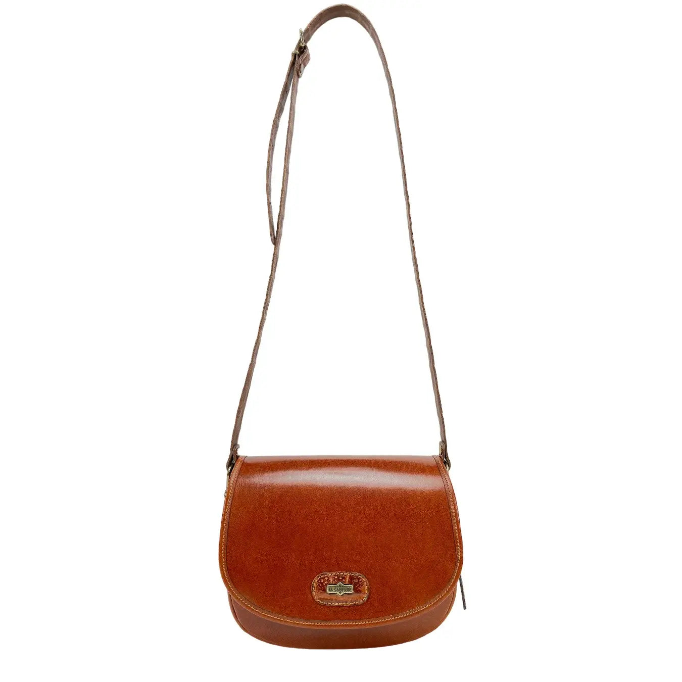 Campero Borsa in Cuoio Con, 2100, Patta Liscia, Cognac, Bassiniboutique.it, 2023 p/e