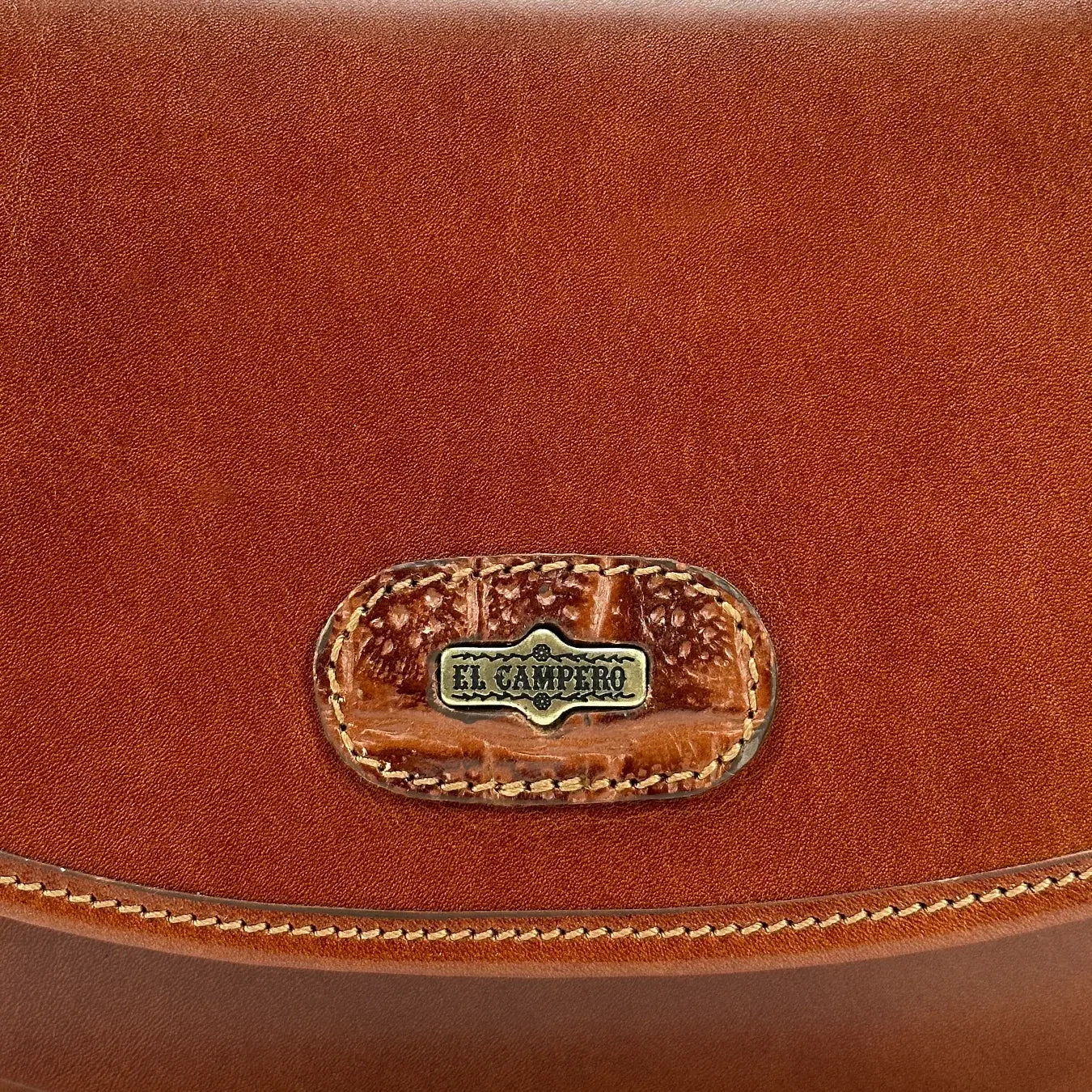 Campero Borsa in Cuoio Con, 2100, Patta Liscia, Cognac, Bassiniboutique.it, 2023 p/e