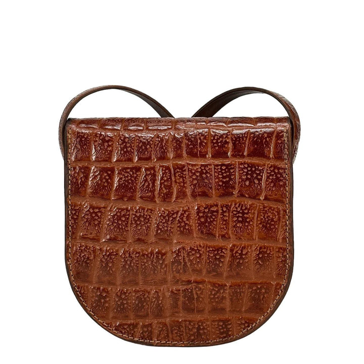 Campero Borsa Mini in Cuoio, 1512, Patta Stampata Cocco, Cognac, Bassiniboutique.it, 2023 p/e