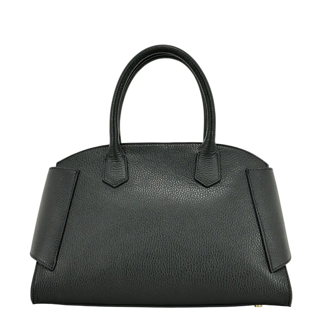 Bassini, Borsa, Donna, Ludovica, Pelle, Nero