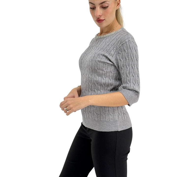 Markup, Maglia, Donna, Tessuto Misto, Grigio