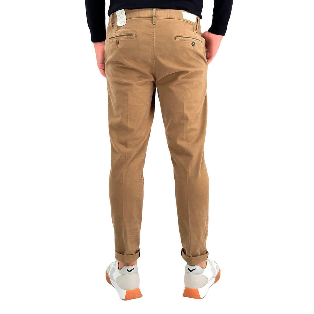 BL.11 Block Eleven Pantaloni Chino, Uomo, Slim Fit, Cotone, Cammello