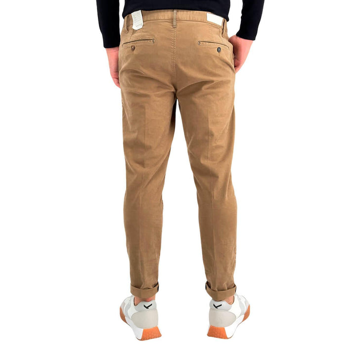 BL.11 Block Eleven Pantaloni Chino, Uomo, Slim Fit, Cotone, Cammello