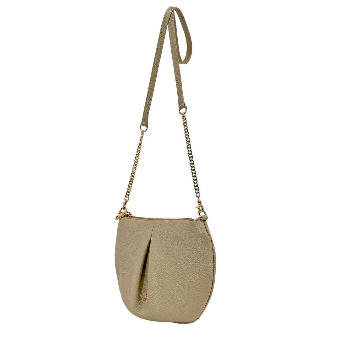 Cuoieria Fiorentina Emma Women's Bag, Shoulder Bag, Leather, Beige