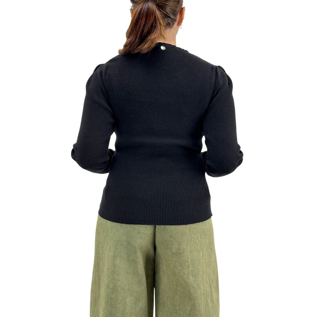 Markup, Maglia, Donna, Tessuto Misto, Nero
