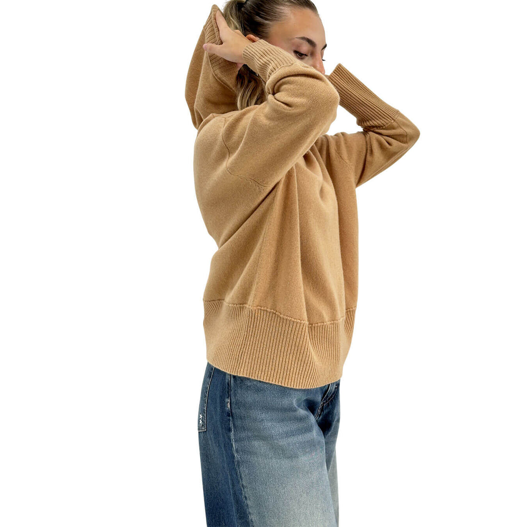 Relish, Maglia, Donna, Lana, Beige