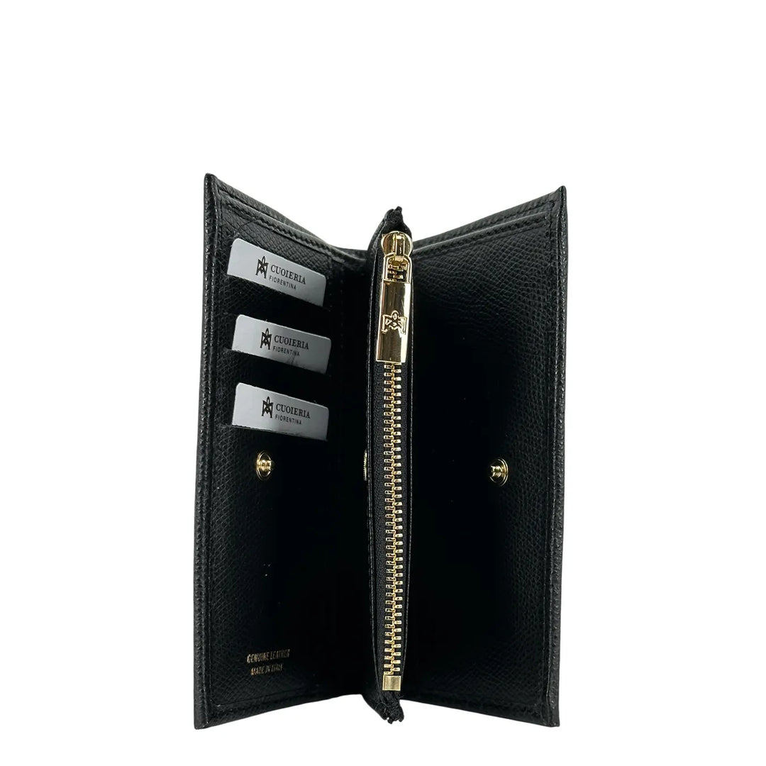 Cuoieria Fiorentina, Portafogli, Donna, Pelle, Nero
