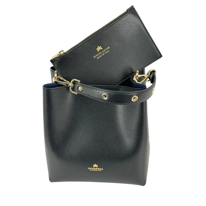 Cuoieria Fiorentina, Secchiello, Donna, Pelle, Nero