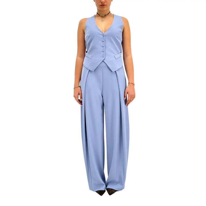 Kontatto, Completo, Donna, Tessuto Misto, Azzurro