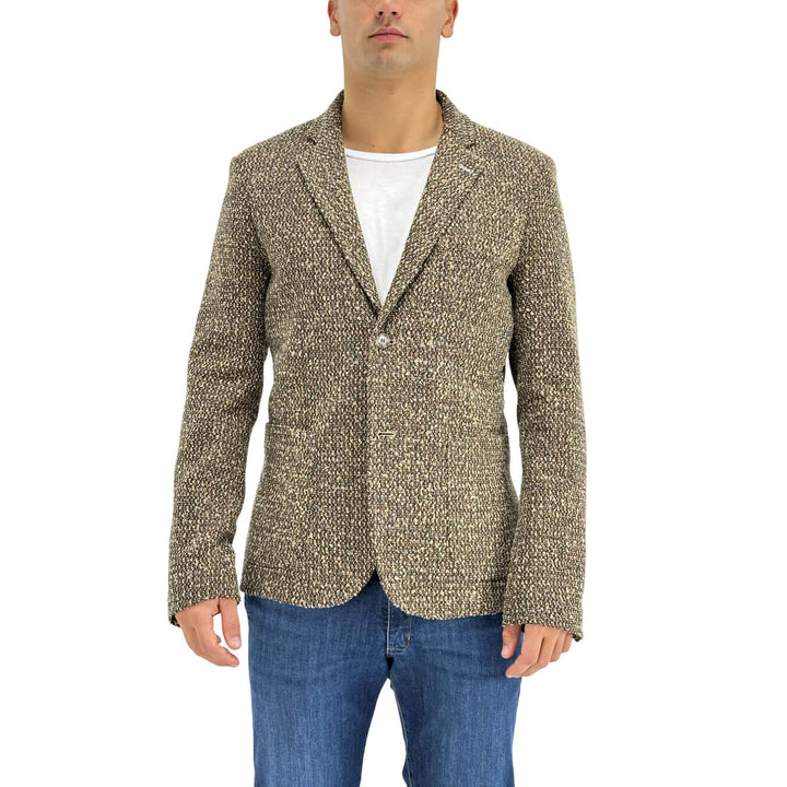 BL.11, Giacca, Uomo, Tessuto Misto, Beige