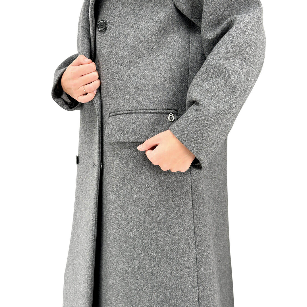 Ottod'Ame, Cappotto, Doppiopetto, Lana, Grigio