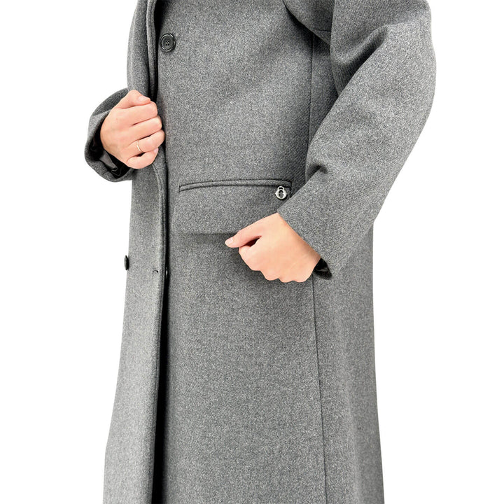 Ottod'Ame, Cappotto, Doppiopetto, Lana, Grigio
