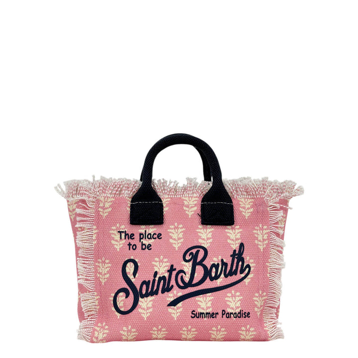Mc2 Saint Barth Borsa Mini Vanity Donna, Tela di Cotone, Fantasia