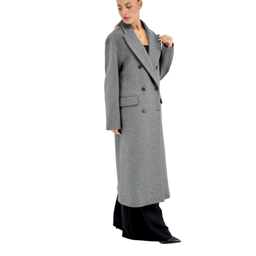 Ottod'Ame, Cappotto, Doppiopetto, Lana, Grigio