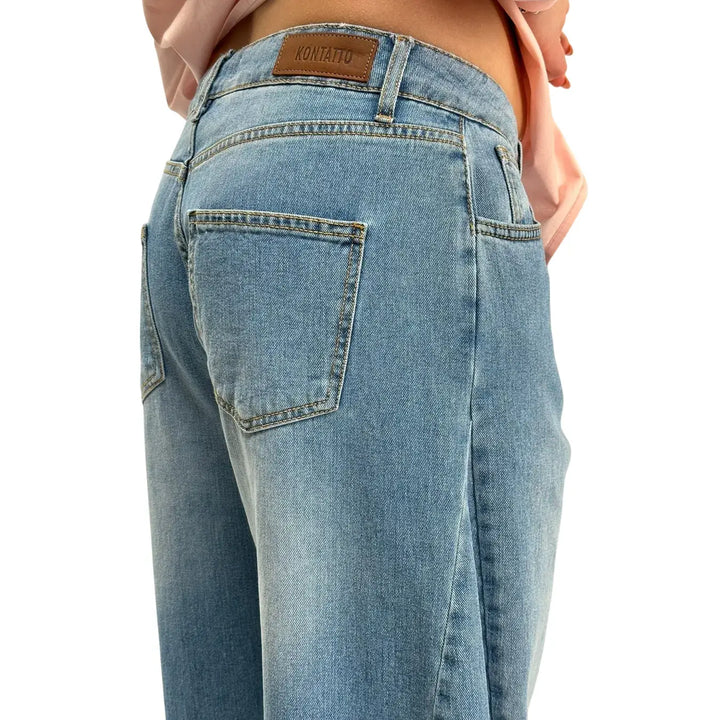 Kontatto, Jeans, Donna, Susy, Cotone, Blu