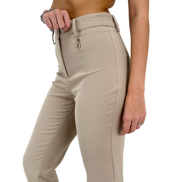 Relish, Pantaloni, Donna, Cisalina, Poliestere, Beige