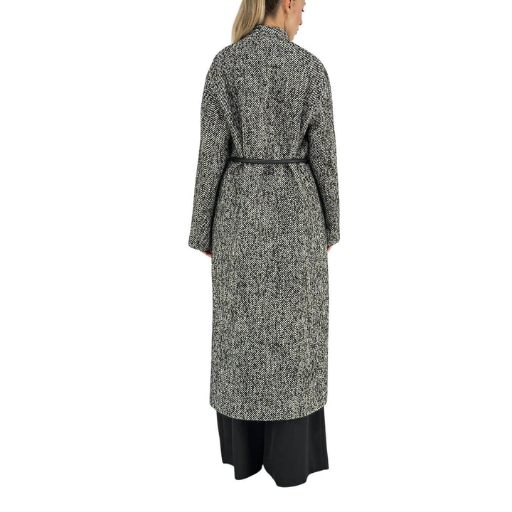 Ottod'Ame, Cappotto Lungo, Monopetto, Lana, Grigio