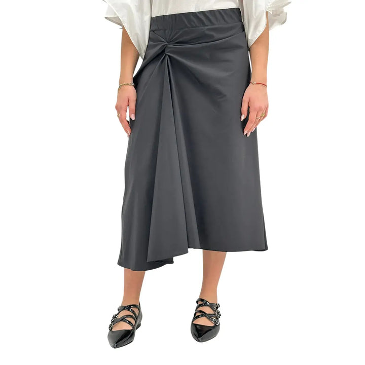 Meimeij, Gonna, Donna, Drappeggiata, Nero