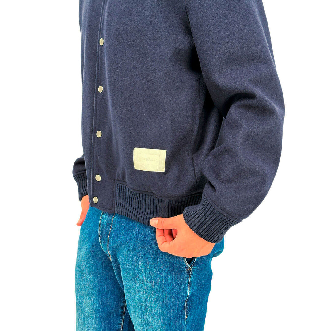 I'm Brian Men's Jacket, Bomber, Technical Fabric, Blue