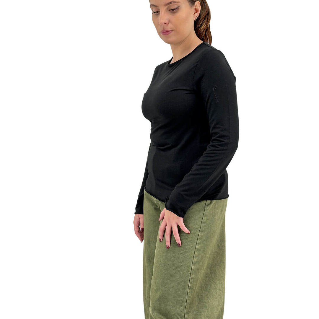 Markup, Maglia, Donna, Tessuto Misto, Nero
