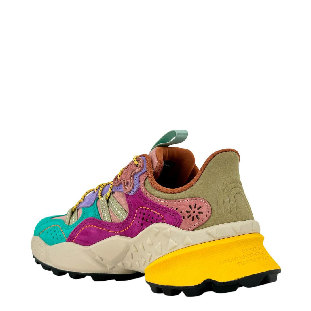 Flower Mountain Scarpe Donna, Sneakers Tiger Hill, Suede, Multicolore, 2024, bassiniboutique