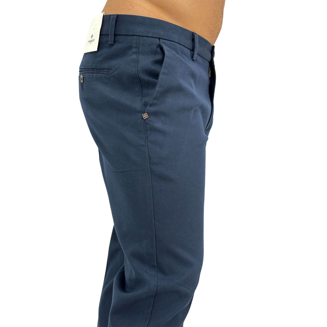 Markup, Pantaloni, Uomo, Regular, Cotone, Blu
