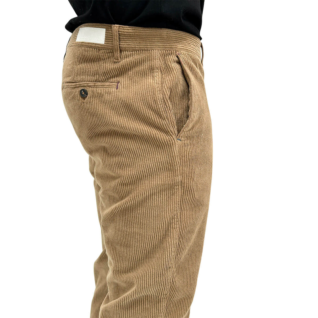 BL.11 Block Eleven Pantaloni Chino, Uomo, Regular Fit, Cotone, Beige