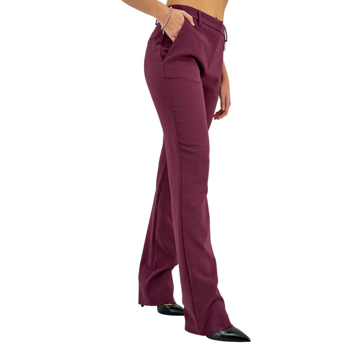 Relish, Pantaloni, Donna Cloes, Vita Alta, Poliestere, Violet