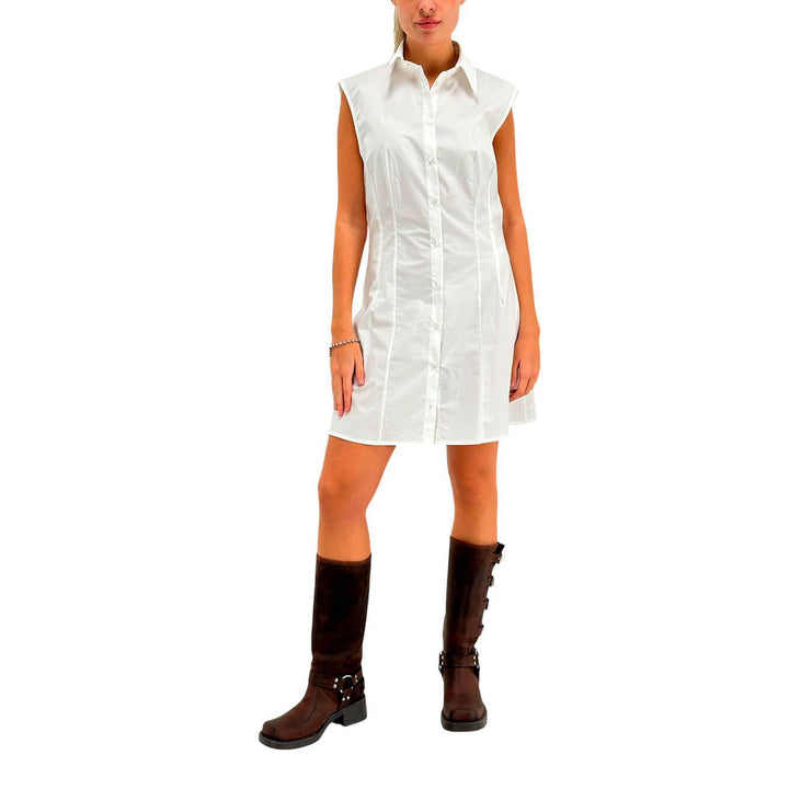 Imperial Abito Due Pezzi Donna, Camicia e Gilet, Cotone, Bianco e Nero