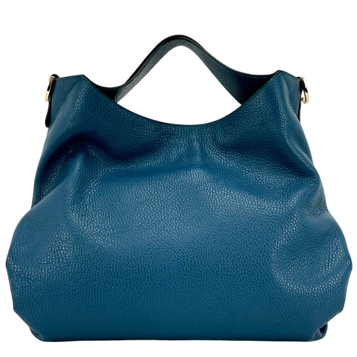 Cuoieria Fiorentina Gaia Borsa Donna, Handbag Media, Pelle, Blu