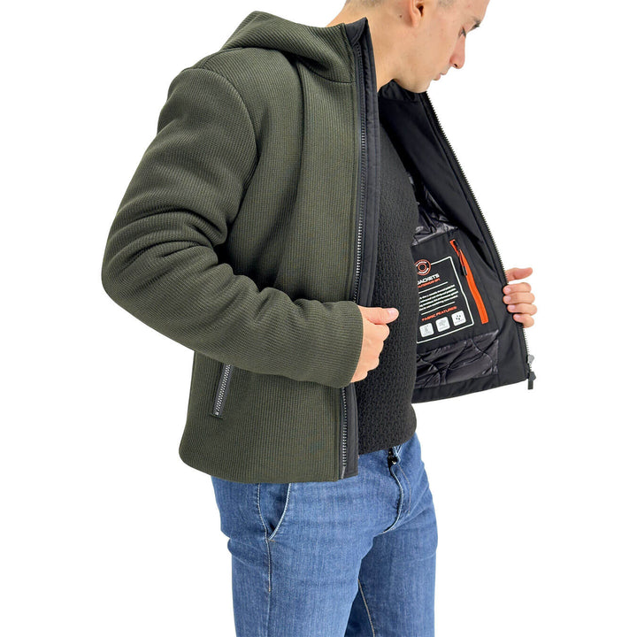 Markup, Giubbotto Parka, Uomo, Poliestere, Verde