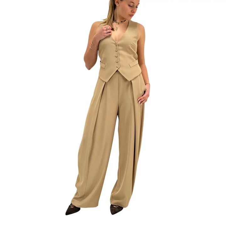 Kontatto, Completo, Donna, Safari, Beige