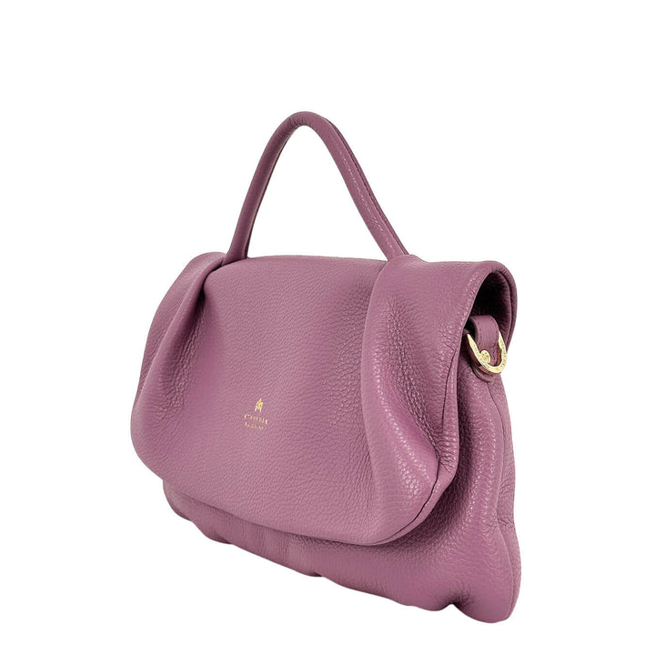 Cuoieria Fiorentina Candy Borsa Donna, Handbag, Pelle, Rosa