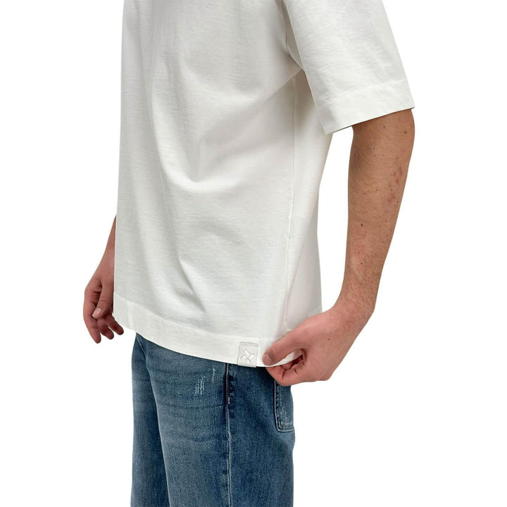 Imperial Maglia Uomo, T-Shirt Basic, Girocollo, Cotone, Bianco