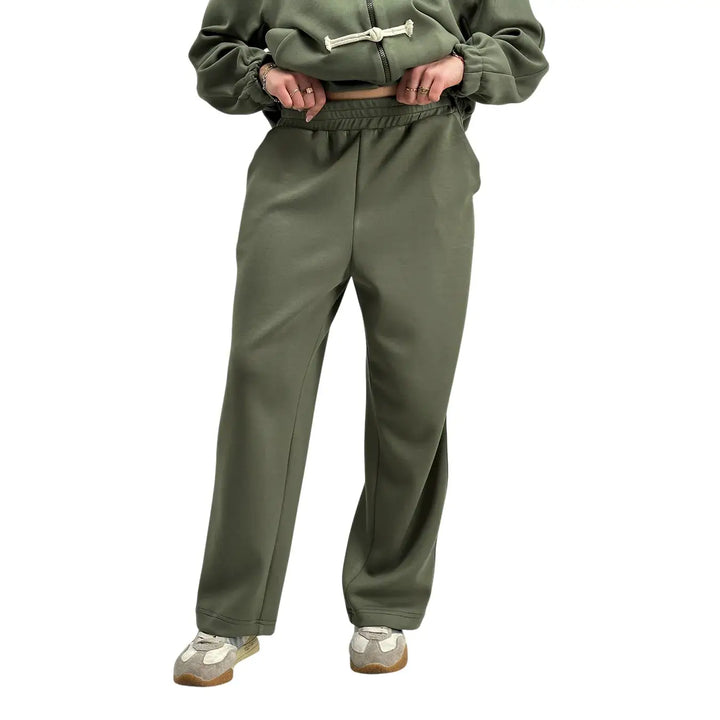 Kontatto, Pantaloni, Donna, Tessuto Misto, Verde