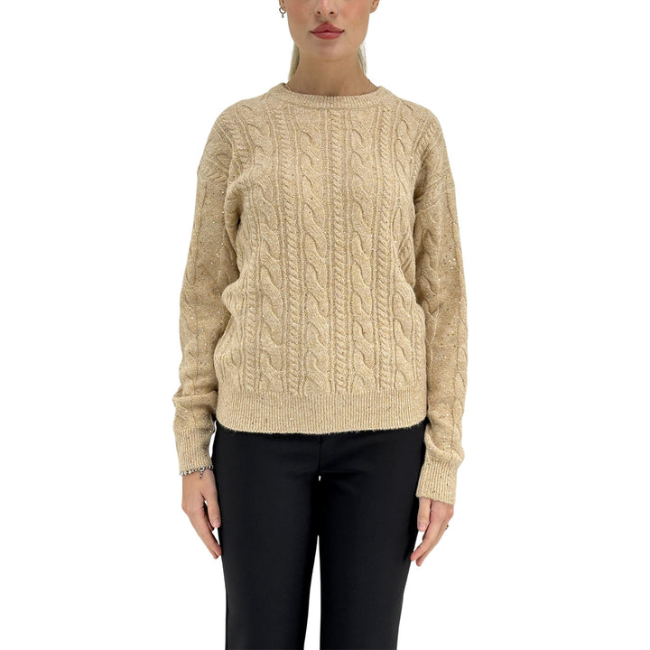 Markup, Maglia, Donna, Tessuto Misto, Beige