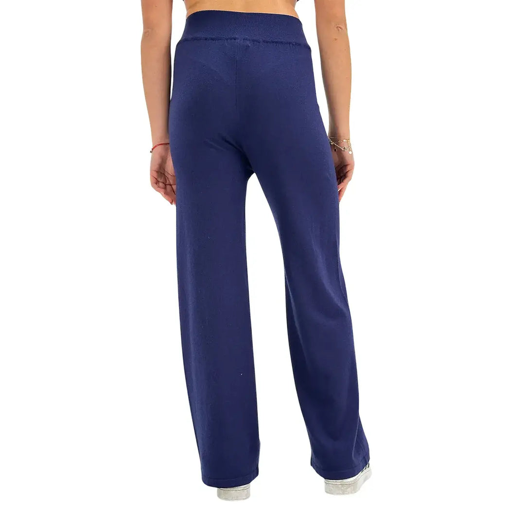 Koralline, Pantaloni, Donna, Tessuto Misto, Blu