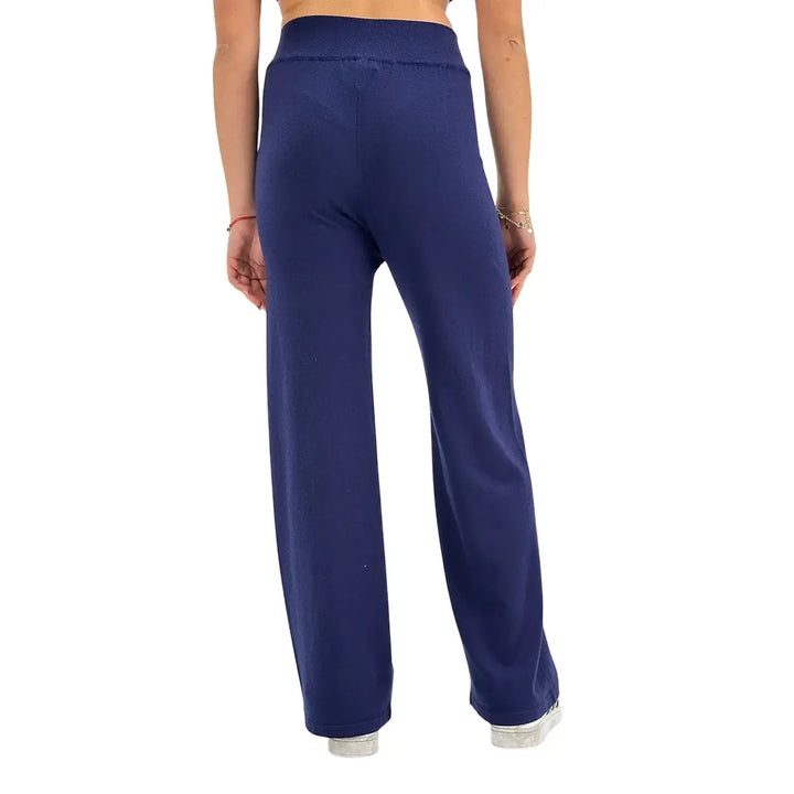 Koralline, Pantaloni, Donna, Tessuto Misto, Blu