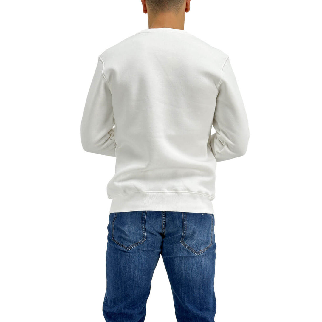 Superculture, Felpa, Uomo, Cotone, Bianco