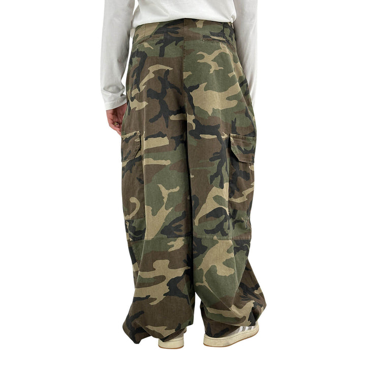 Tensione In, Pantaloni, Donna, Cargo, Cotone, Camouflage