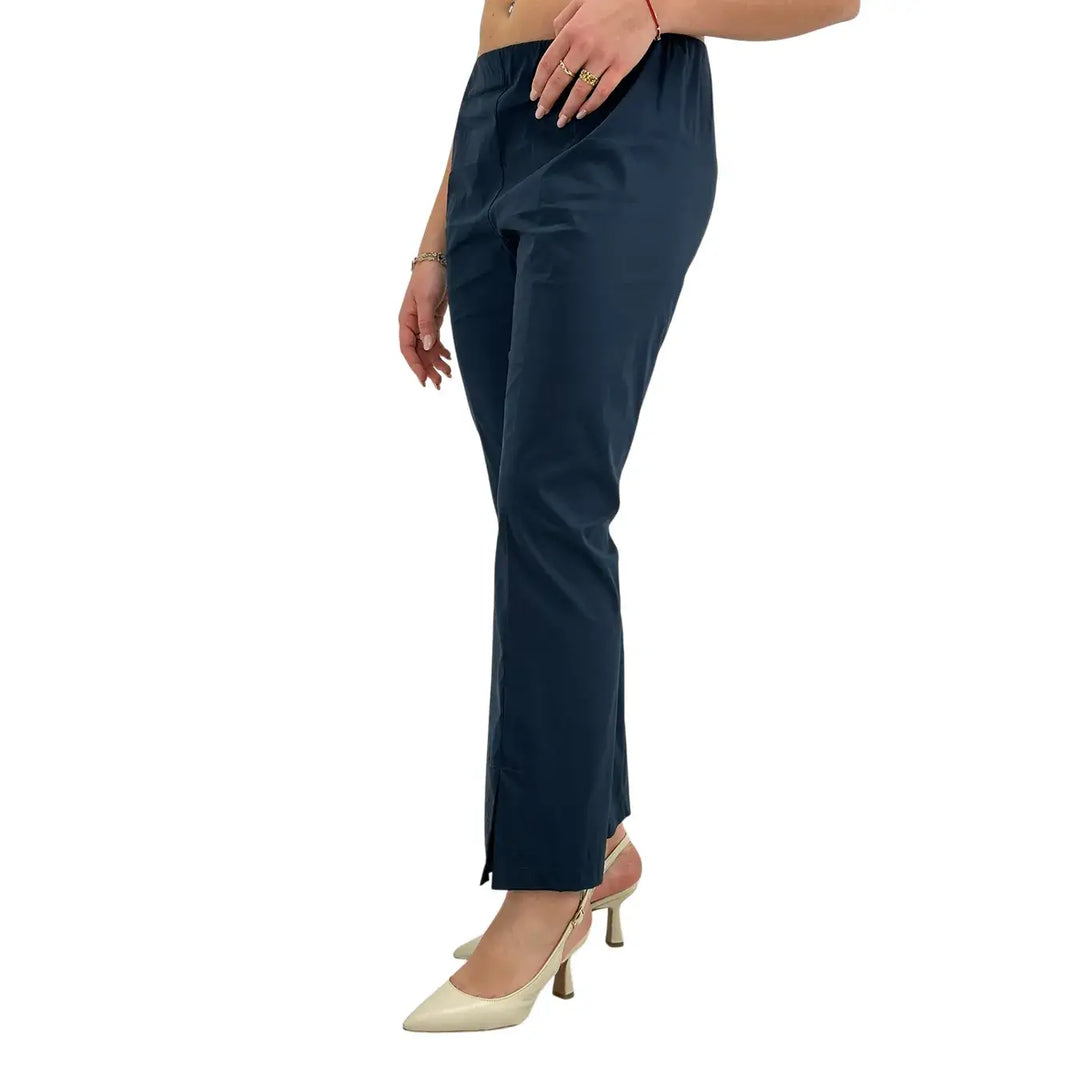 Meimeij, Pantaloni, Donna, Tessuto Misto, Blu