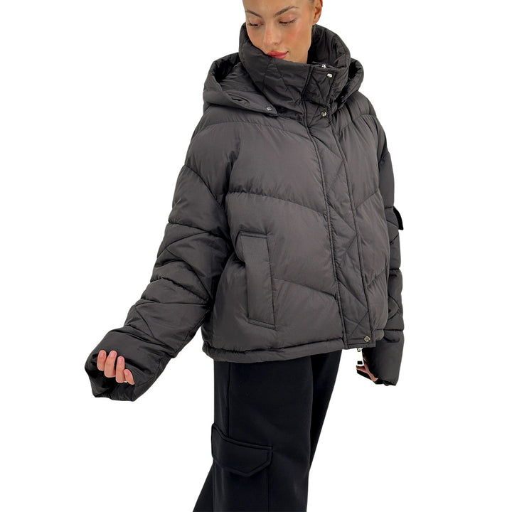 Oof Wear, Piumino, Donna, Nylon, Nero