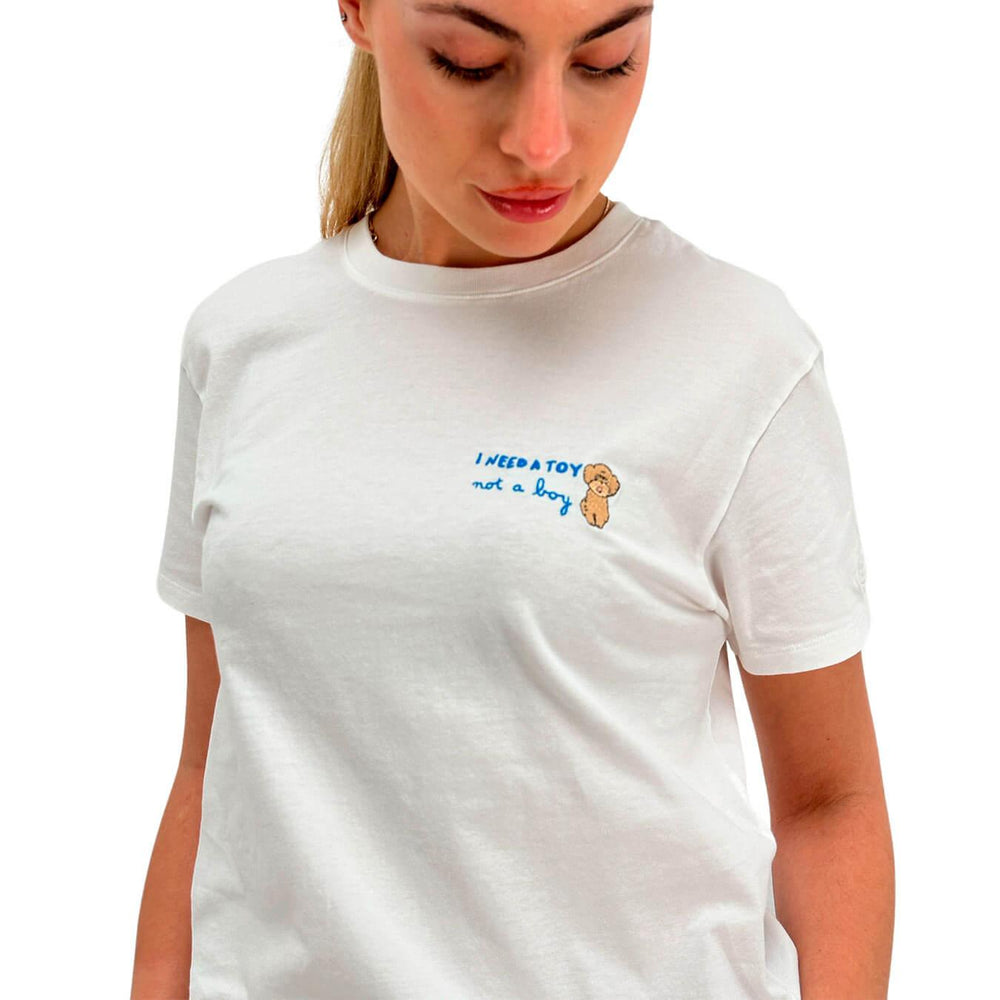 Mc2 Saint Barth Maglia T-Shirt Donna, Toy Boy, Cotone, Bianco